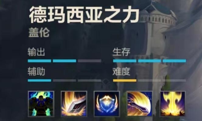峡谷攻略（绝对无敌！打造最强盖伦装备的必备攻略！）